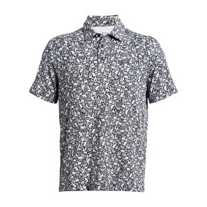 Under Armour Playoff Golfpolo 3.0 Printed-Bear Botanic Navy