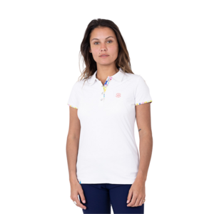 Chiberta Lago Damen Golf Polo Weiss