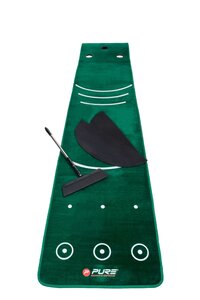 Pure2Improve Putting Matte 3,35 Meter mit Besen