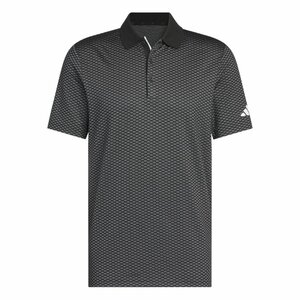 Adidas Heren Golfpolo BTC TXR Zwart