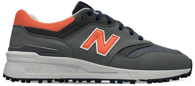 Golfschoenen New Balance 997 SL Grijs Oranje Navy Maat 42