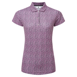 Footjoy Polo Animal Print voor Dames Berry