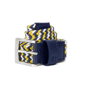 Footjoy Braided Golfriem Heren Navy/Wit/Taxi