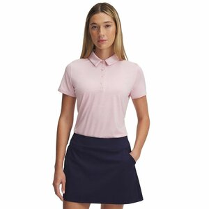 Under Armour Playoff Dames Polo Prime Pink