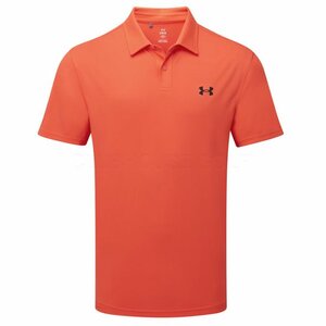 Under Armour T2G Printed-Polo Oranje